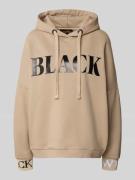 miss goodlife Oversized Hoodie mit Statement-Print in Sand, Größe L