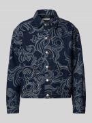 PROHIBITED Jeansjacke mit aufgesetzten Taschen Modell 'Desert' in Jean...