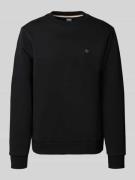 BOSS Regular Fit Sweatshirt aus Baumwoll-Mix in Black, Größe L