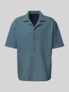 MCNEAL Freizeithemd mit Reverskragen in Petrol, Größe L