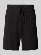 JAKE*S STUDIO MEN Shorts mit elastischem Bund in Black, Größe L