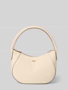 BOSS Umhängetasche aus reinem Rindsleder in Offwhite, Größe 1