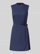 HUGO Minikleid mit Schleifen-Detail Modell 'Kanine' in Marine, Größe 3...