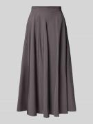 Windsor Midirock mit gelegten Falten in Purple, Größe 38