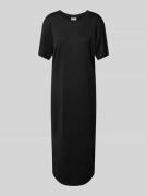 Jake*s Casual T-Shirt-Kleid mit Rundhalsausschnitt in Black, Größe M