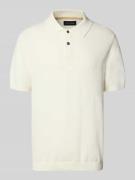 Christian Berg Men Regular Fit Poloshirt mit kurzer Knopfleiste in Off...