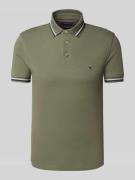 Tommy Hilfiger Regular Fit Poloshirt aus Baumwoll-Mix in Oliv, Größe L