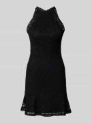 Guess Knielanges Kleid aus Spitze Modell 'LIZA' in Black, Größe XS
