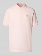 Lacoste Regular Fit Poloshirt aus reiner Baumwolle in Rosa, Größe L