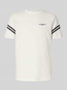 ARMANI EXCHANGE T-Shirt mit Label-Stitching und Rundhalsausschnitt in ...