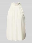 Rinascimento Blusentop mit rückseitiger Schnürung in Weiss, Größe S