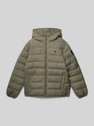 Calvin Klein Jeans Steppjacke mit Logo-Stitching in Oliv, Größe 140