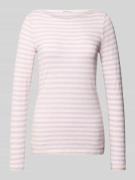 Marc O'Polo Regular Fit Langarmshirt aus reiner Baumwolle in Lavender,...