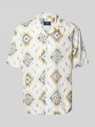 MCNEAL Freizeithemd aus Viskose-Leinen-Mix in Offwhite, Größe L