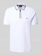 Christian Berg Men Regular Fit Poloshirt mit Reißverschluss in Weiss, ...