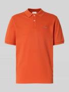 Gant Poloshirt mit Label-Stitching in Orange, Größe M