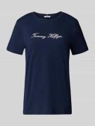 Tommy Hilfiger Regular Fit T-Shirt aus reiner Baumwolle in Marine, Grö...