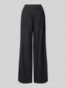 mbyM Wide Leg Stoffhose aus Viskose-Baumwoll-Leinen-Mix Modell 'Asaka'...
