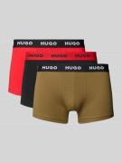 HUGO Trunks aus Baumwoll-Mix im 3er-Pack in Rot, Größe L