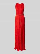 Lauren Ralph Lauren Abendkleid mit V-Ausschnitt Modell 'VAFARRA' in Or...