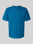 Tom Tailor Regular Fit T-Shirt aus Baumwoll-Mix in Petrol, Größe L