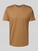 Christian Berg Men T-Shirt mit Rundhalsausschnitt in Cognac, Größe L