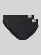 Sloggi Slip mit elastischem Bund im 2er-Pack in Black, Größe L