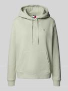 Tommy Jeans Regular Fit Hoodie aus Baumwoll-Mix in Schilf, Größe XS