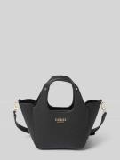 Guess 2-in-1-Handtasche mit Label-Applikation Modell 'CALISTA' in Blac...