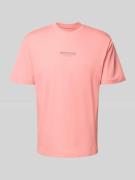 Tom Tailor Denim Relaxed Fit T-Shirt aus reiner Baumwolle in Rosa, Grö...
