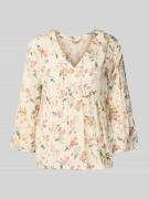 Only Regular Fit Blusentop aus reiner Viskose Modell 'ELIZA' in Ecru, ...