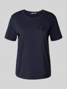 Gant Regular Fit T-Shirt aus reiner Baumwolle mit Logo-Patch in Marine...