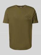 Gant Regular Fit T-Shirt mit Label-Stitching und Rundhalsausschnitt in...