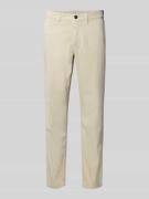 BOSS Orange Regular Fit Chino aus Baumwoll-Mix in Beige, Größe 30/32