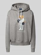 Polo Ralph Lauren Hoodie mit Kapuze in Mittelgrau, Größe L