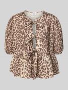 VILLA SOPHIE Regular Fit Bluse Baumwoll-Leinen-Mix Modell 'ROMI' in Be...