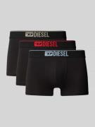 Diesel Trunks mit elastischem Bund im 3er-Pack in Black, Größe XXL