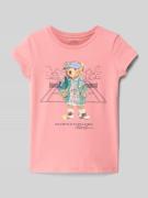 Polo Ralph Lauren Kids T-Shirt mit Label-Motiv-Print in Offwhite, Größ...