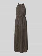 Tom Tailor Denim Tailliertes Freizeitkleid aus reiner Viskose in Beige...