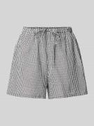 Jake*s Casual Pyjama-Shorts mit elastischem Bund und Tunnelzug in Blac...
