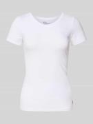 Polo Ralph Lauren Pyjama-Oberteil mit Logo-Stitching in Offwhite, Größ...