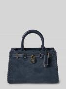 Tommy Hilfiger Tote Bag aus echtem Veloursleder in Marine, Größe 1