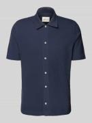 Gant Freizeithemd mit Knopfleiste in Dunkelblau, Größe M