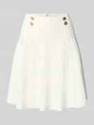 Guess Knielanger Rock mit Nahtreißverschluss Modell 'EMMIE' in Weiss, ...