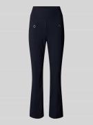 Marc Cain Hose mit Reißverschlusstaschen in Marine, Größe 34