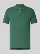 Polo Ralph Lauren Poloshirt mit Label-Stitching in Gruen, Größe M