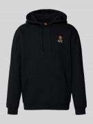 SANTA CRUZ Hoodie mit Känguru-Tasche in Black, Größe L
