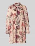 V by Vera Mont Cocktailkleid mit Schluppe in Rosa, Größe 34