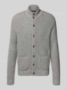 Polo Ralph Lauren Strickjacke aus Woll-Mix mit aufgesetzten Taschen in...