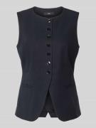 Mango Weste mit Rundhalsausschnitt Modell 'GRETA' in Black, Größe M